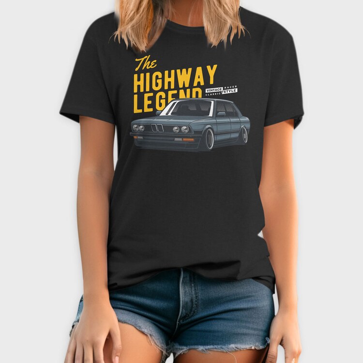 Highway Legend Bmw, Tricou Barbati (Unisex)