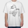 Beer Jar Filled With Rocks, Tricou Oversize Barbati (Unisex)