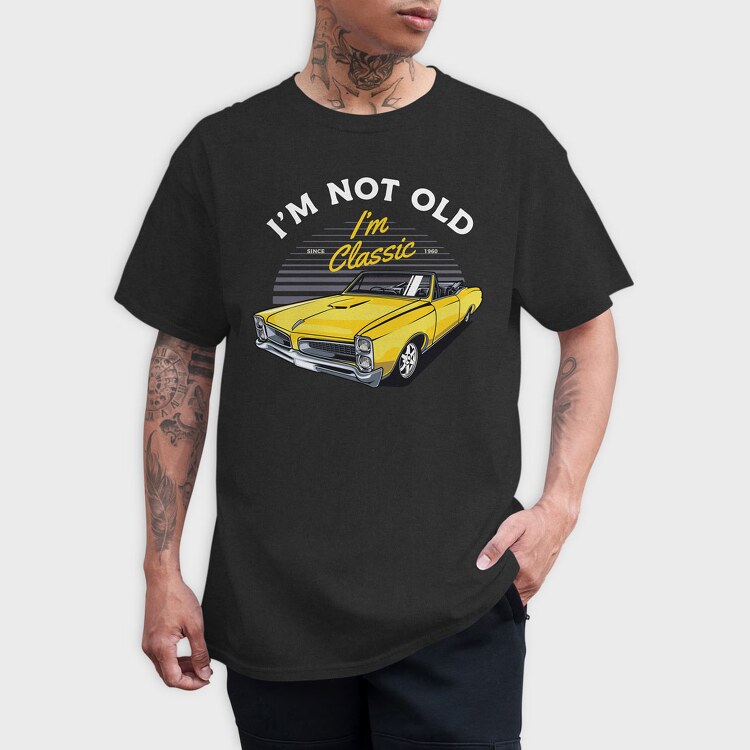 1967 Pontiac GTO Convertible, Tricou Barbati (Unisex)