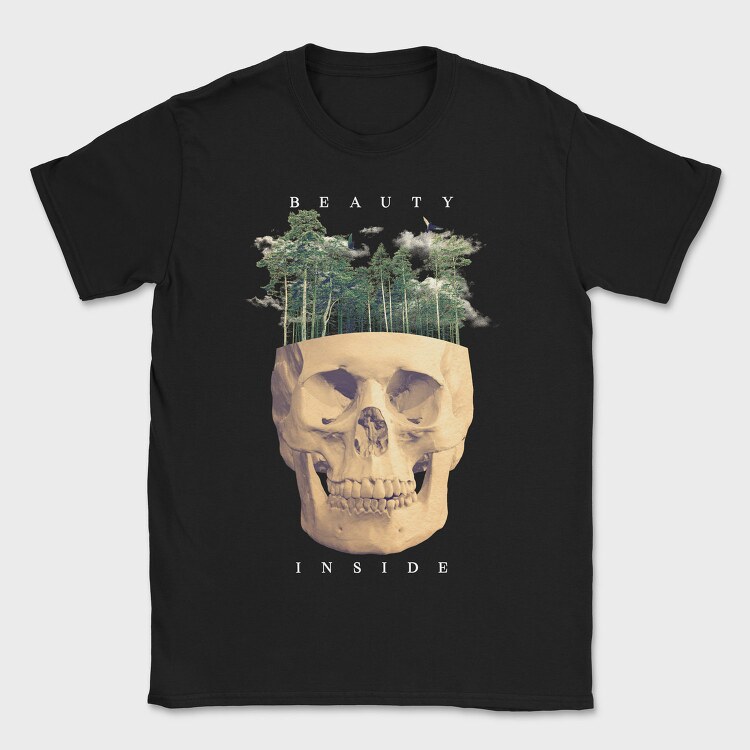 Beauty Inside, Tricou Barbati (Unisex)