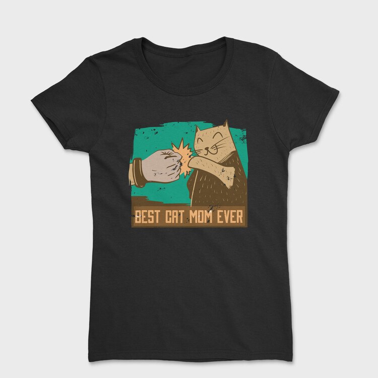 Best Cat Mom, Tricou Femei