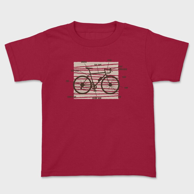 Bike Anatomy, Tricou Copii