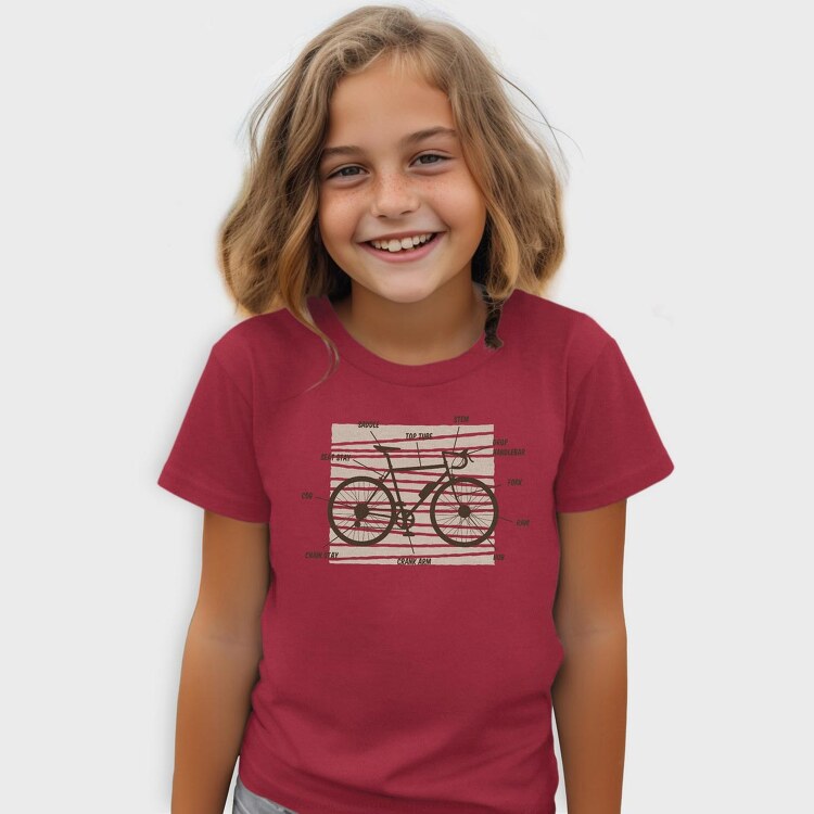 Bike Anatomy, Tricou Copii