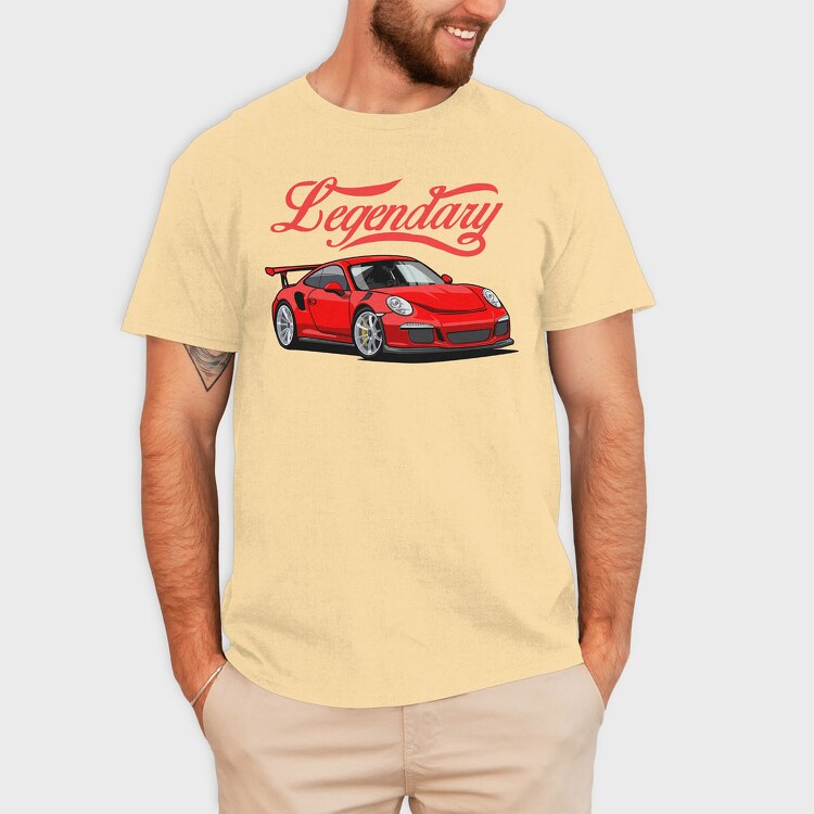 Legendary Porsche, Tricou Barbati (Unisex)