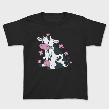 Cute Cow Pink, Tricou Copii