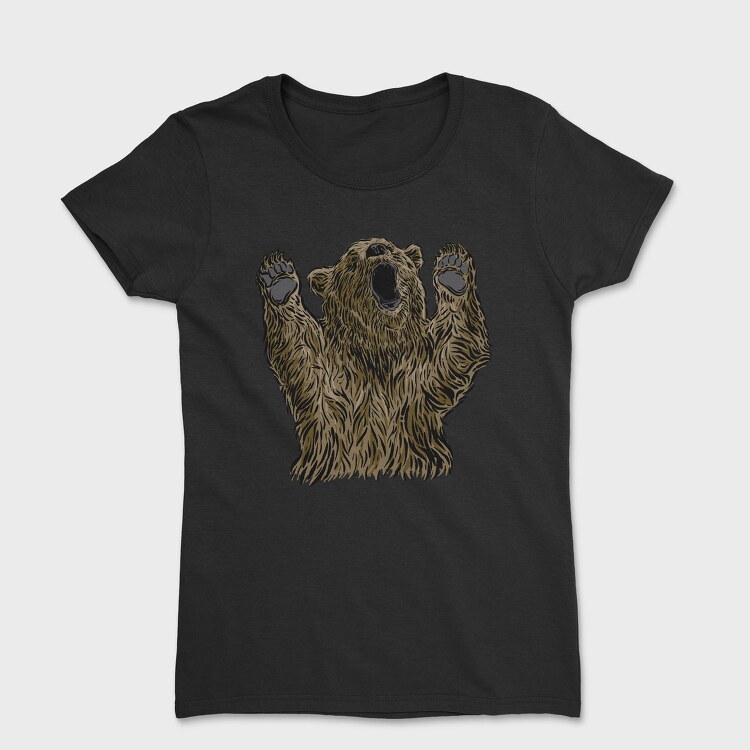 Bear With Hands Up, Tricou Femei