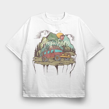 Adventure, Tricou Oversize Barbati (Unisex)