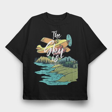 Alaska, Tricou Oversize Barbati (Unisex)