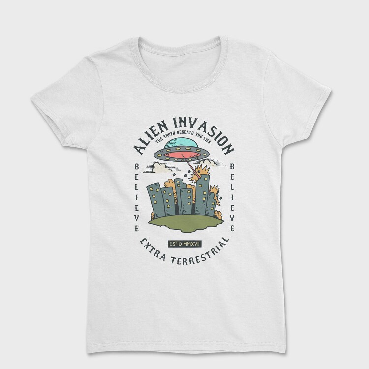 Alien Attack, Tricou Femei