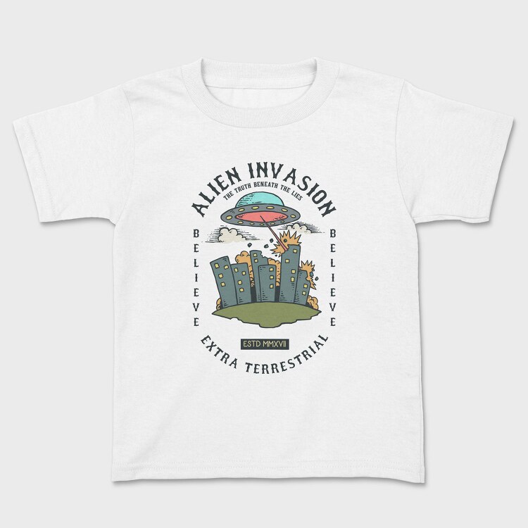 Alien Attack, Tricou Copii