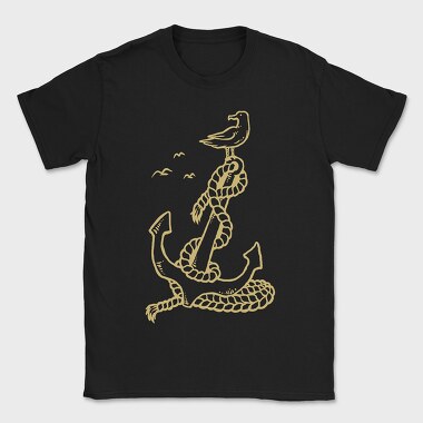 Anchor Bird, Tricou Barbati (Unisex)