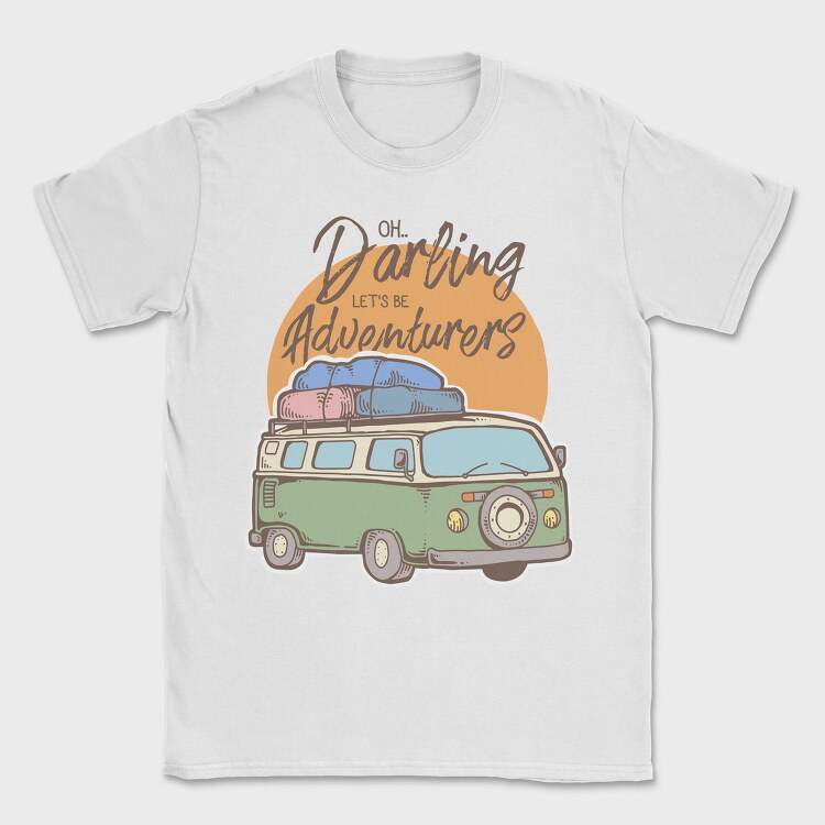 Be Adventurers, Tricou Barbati (Unisex)