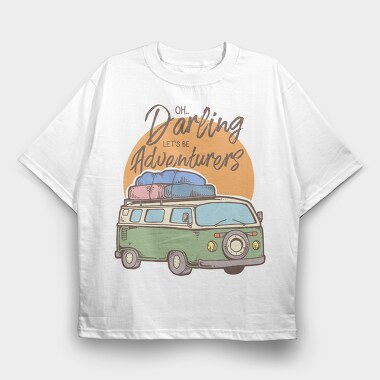 Be Adventurers, Tricou Oversize Barbati (Unisex)