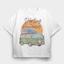 Be Adventurers, Tricou Oversize Barbati (Unisex)