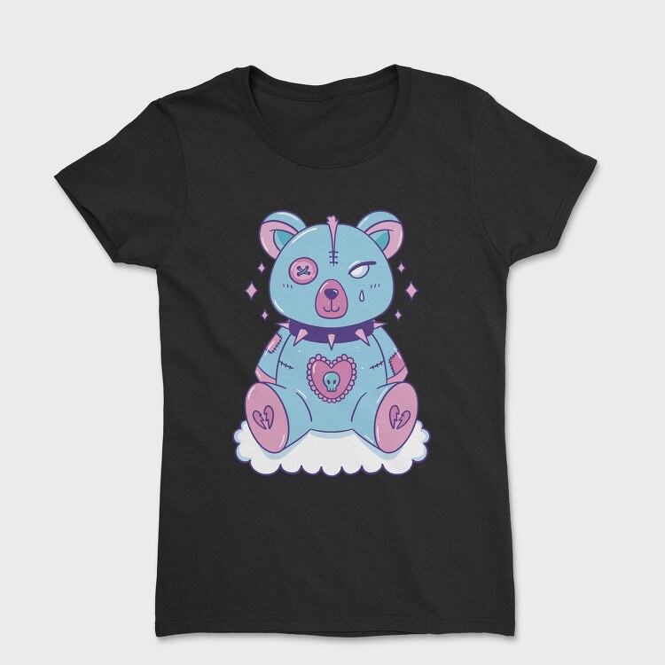 Bear Patchwork, Tricou Femei