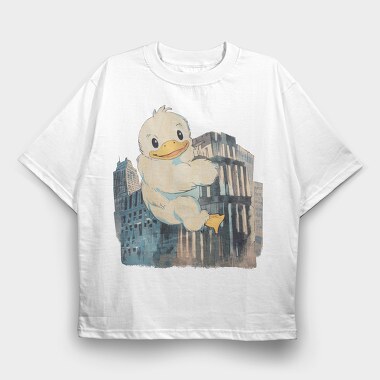 duck Building, Tricou Oversize Barbati (Unisex)