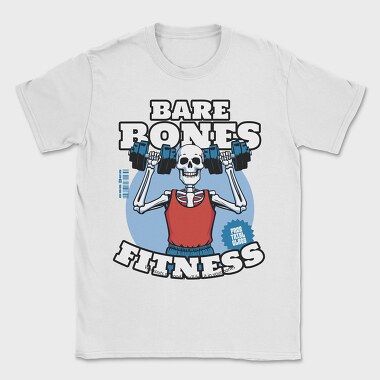 Fitness Bare Bones, Tricou Barbati (Unisex)