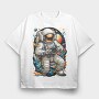Gamer Astronaut, Tricou Oversize Barbati (Unisex)