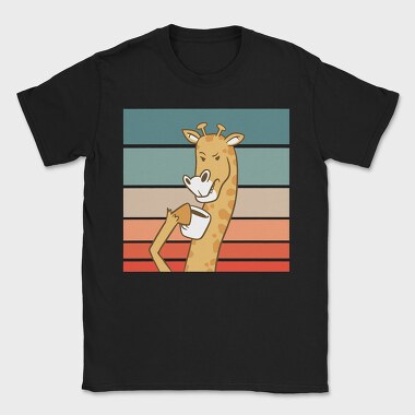 Giraffe Cofee, Tricou Barbati (Unisex)