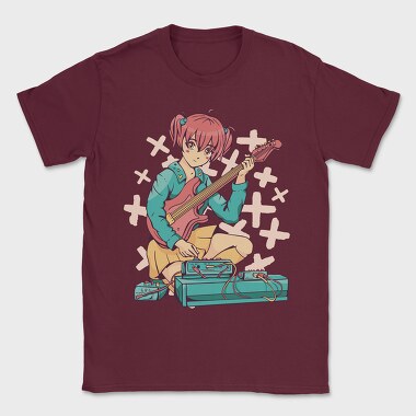Guitar Pedals Anime, Tricou Barbati (Unisex)