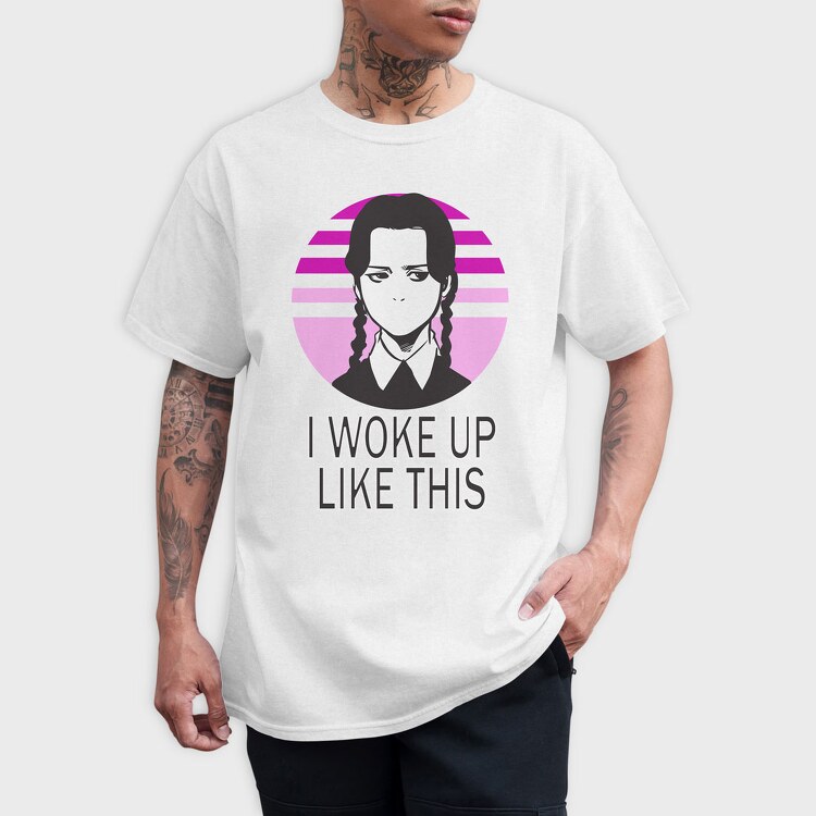 I Woke Up Like This Merlina, Tricou Barbati (Unisex)