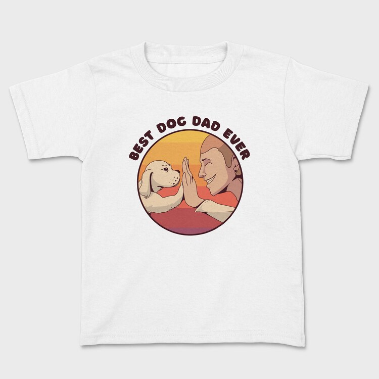 Best Dog Dad Ever, Tricou Copii