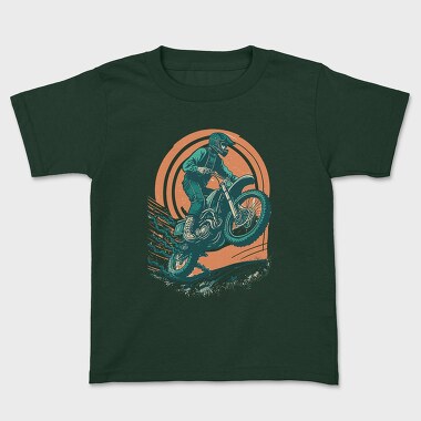 Biker Jumping Motocross Motorcycle, Tricou Copii