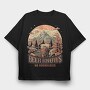Beer Knows No Boundaries, Tricou Oversize Barbati (Unisex)