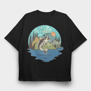 Big Fish, Tricou Oversize Barbati (Unisex)