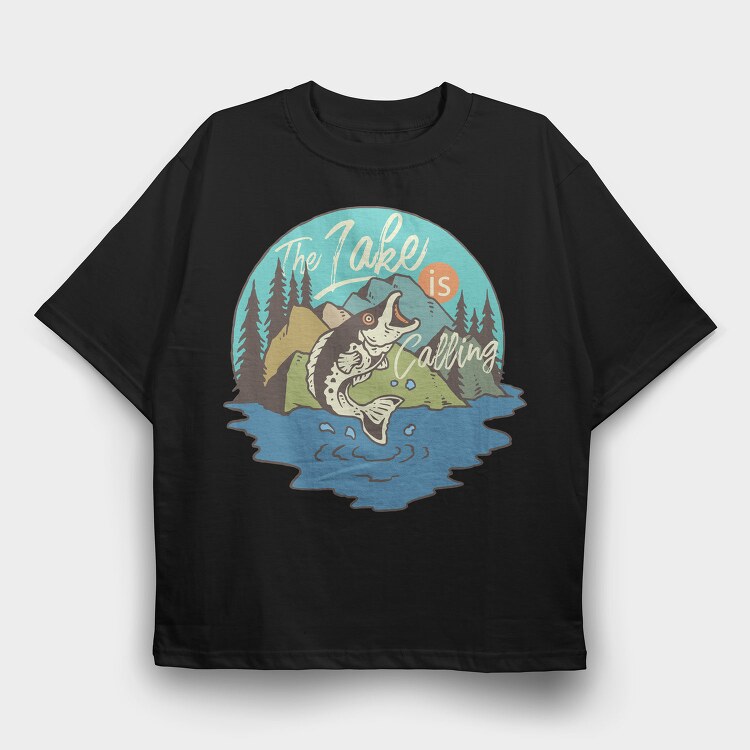 Big Fish, Tricou Oversize Barbati (Unisex)