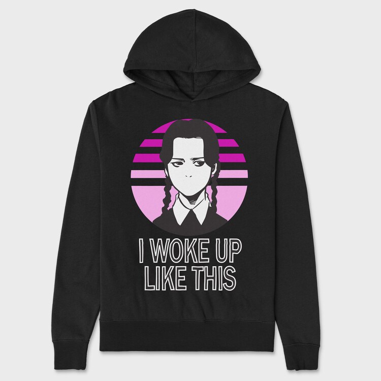 I Woke Up Like This Merlina, Hanorac Oversize Barbati (Unisex)