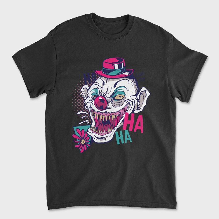Creppy Clown, Tricou Barbati (Unisex)