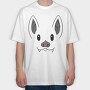Bat Face, Tricou Oversize Barbati (Unisex)
