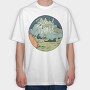 Camp Silent Night, Tricou Oversize Barbati (Unisex)
