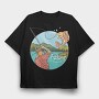 Fishing and Have Fun, Tricou Oversize Barbati (Unisex)