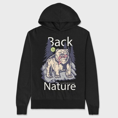 Hunting Bear, Hanorac Oversize Barbati (Unisex)