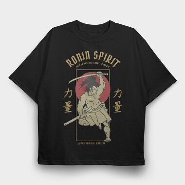Japanese Hero, Tricou Oversize Barbati (Unisex)