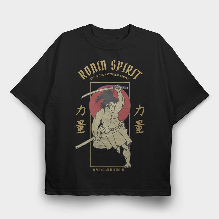 Japanese Hero, Tricou Oversize Barbati (Unisex)