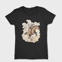 Cowboy Riding Horse Bucking, Tricou Femei