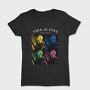 Creature Pop Art Painting Tote Scream, Tricou Femei