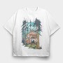 The Cabin, Tricou Oversize Barbati (Unisex)