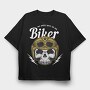 Long Live Biker, Tricou Oversize Barbati (Unisex)