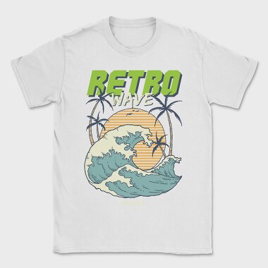 Retro Wave, Tricou Barbati (Unisex)
