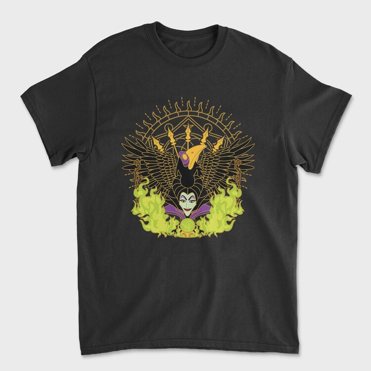 Villanas Disney Malefica D, Tricou Barbati (Unisex)