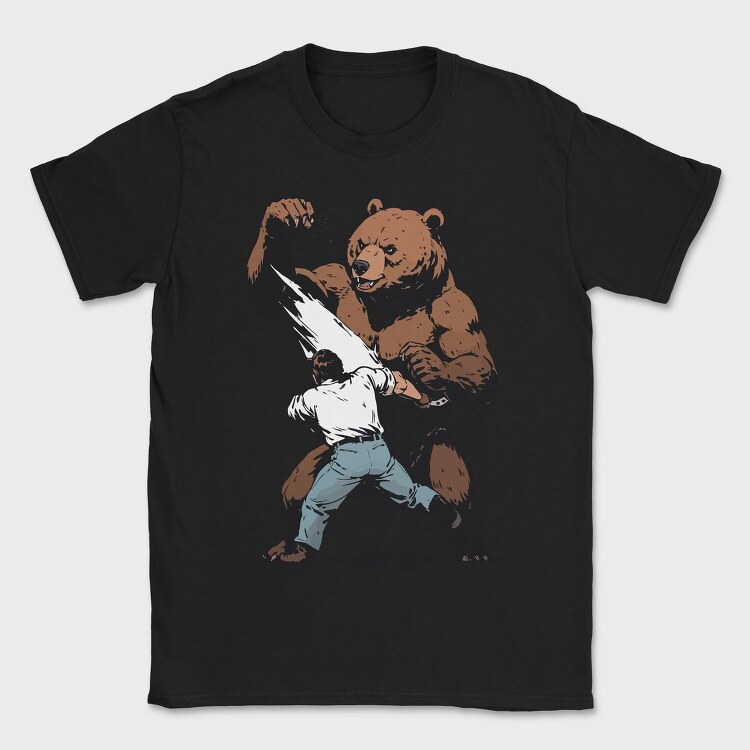 Tricou Barbati (Unisex) Imprimat digital direct in tesatura, bumbac premium 100%.