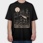 Bear Art, Tricou Oversize Barbati (Unisex)
