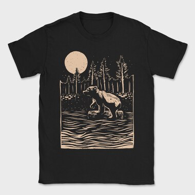 Bear Art, Tricou Barbati (Unisex)
