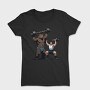 Bear and Man Lifting Weights, Tricou Femei