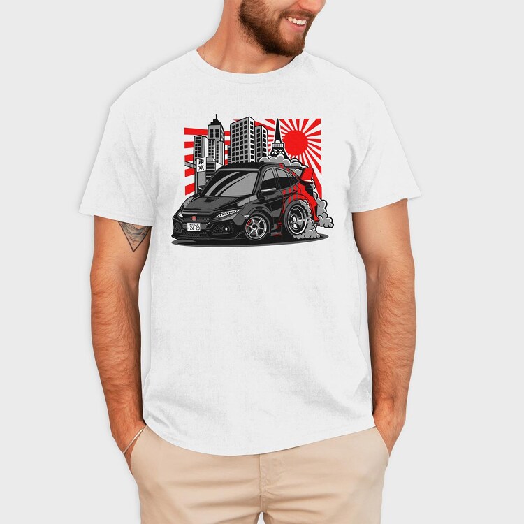 Civic FK8, Tricou Barbati (Unisex)