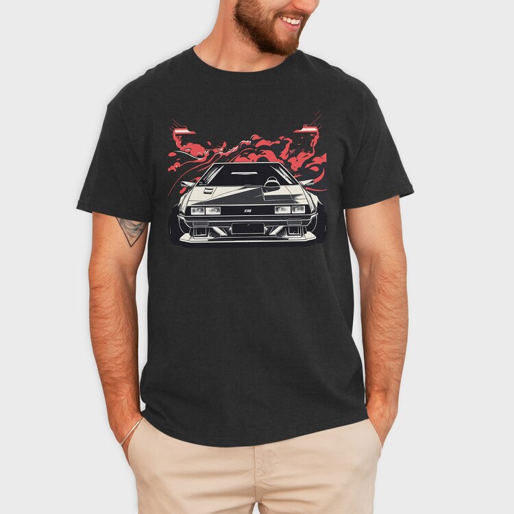 Futuristic Car Smoke, Tricou Barbati (Unisex)